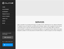 Tablet Screenshot of alianz.ca